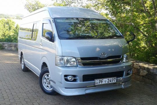 Toyota HiAce Van for Tourism in Waskaduwa